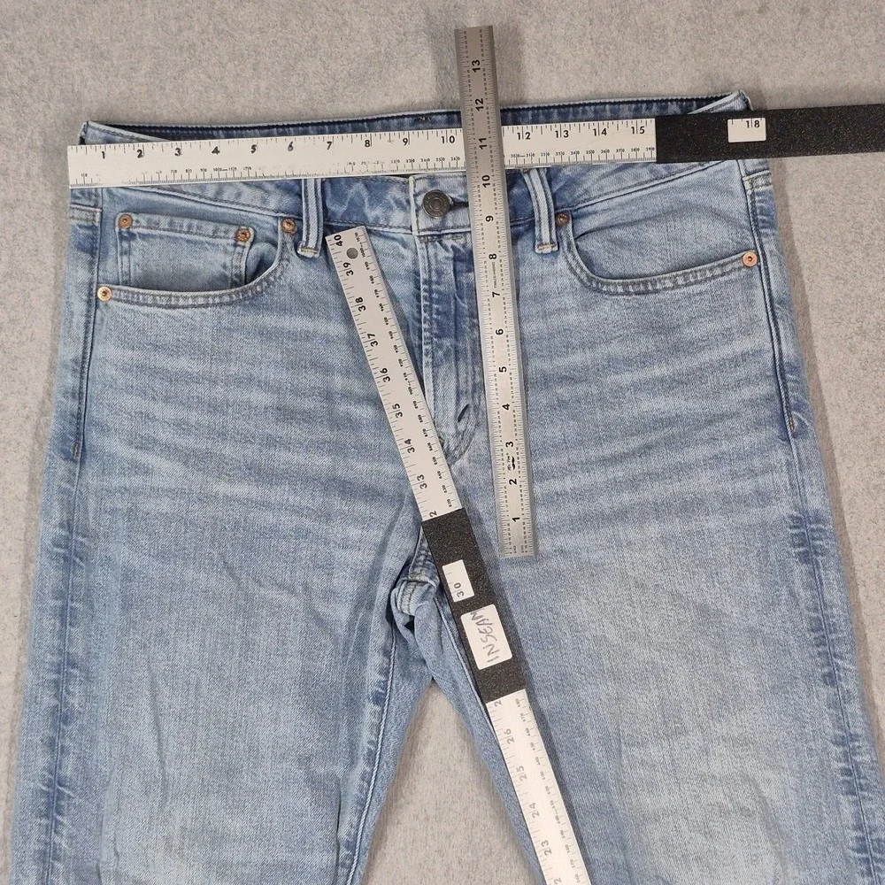 American Eagle Outfitters Men Jeans 34X34 Light Blue Denim Original Straight